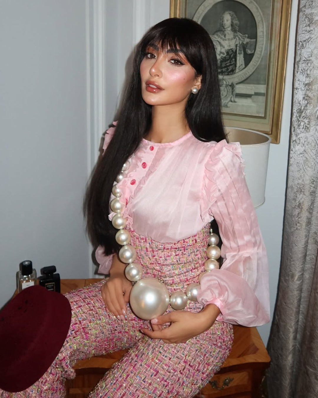 Nour Alghandour in Dejzi's Unicorn Lollipop Jumpsuit
