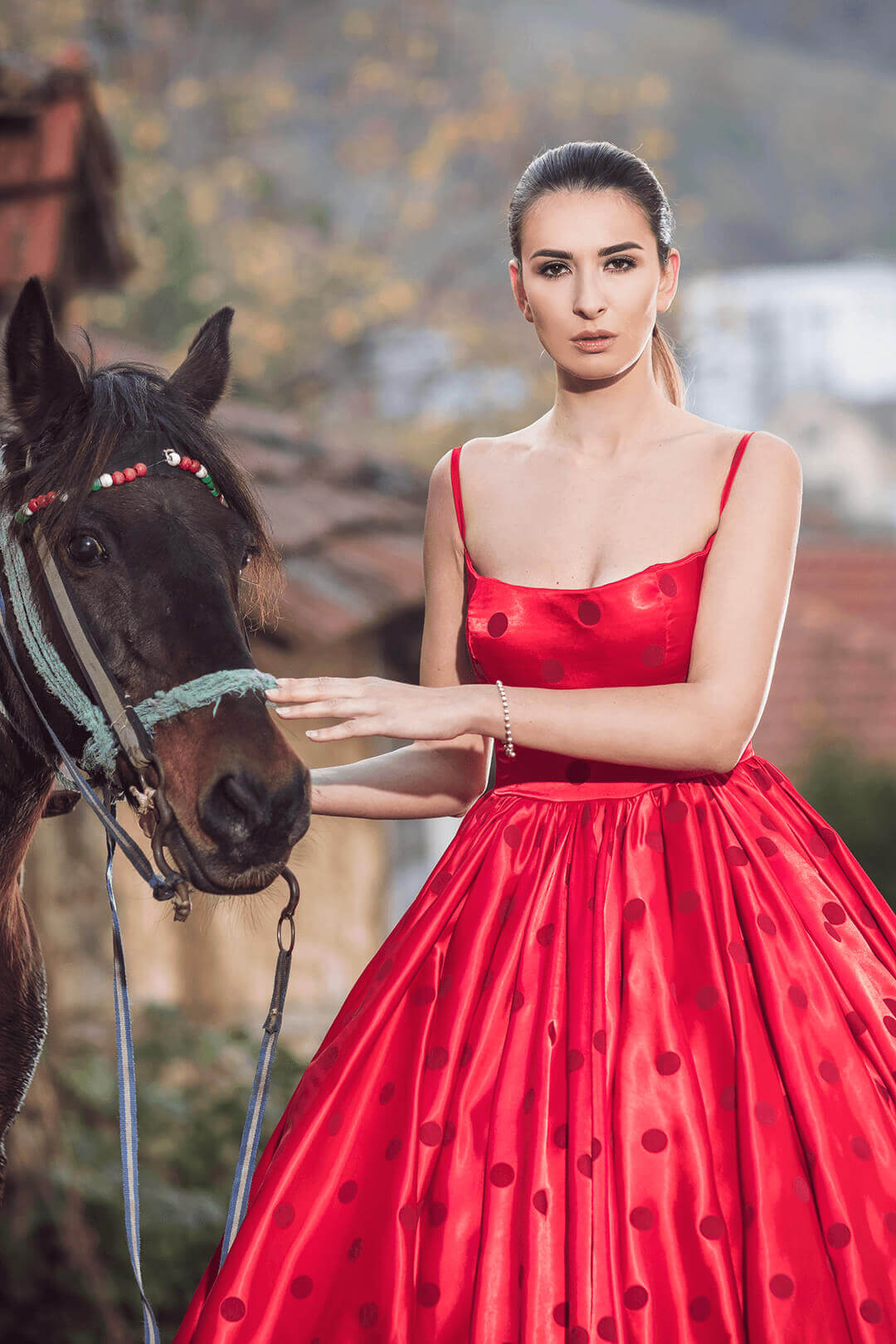 Polka Red Dress