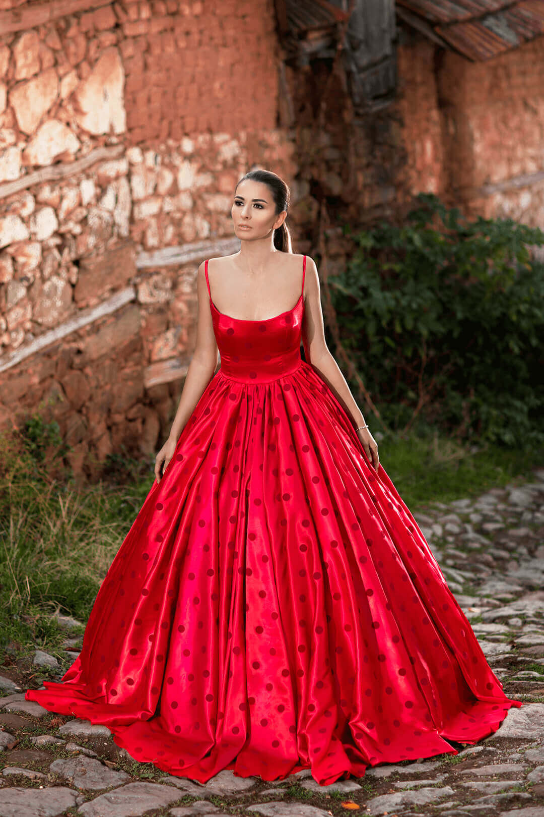 Polka Red Dress